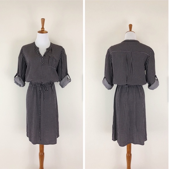 Johnston & Murphy Dresses & Skirts - JOHNSTON & MURPHY Print Pop Over Shirt Dress M EUC